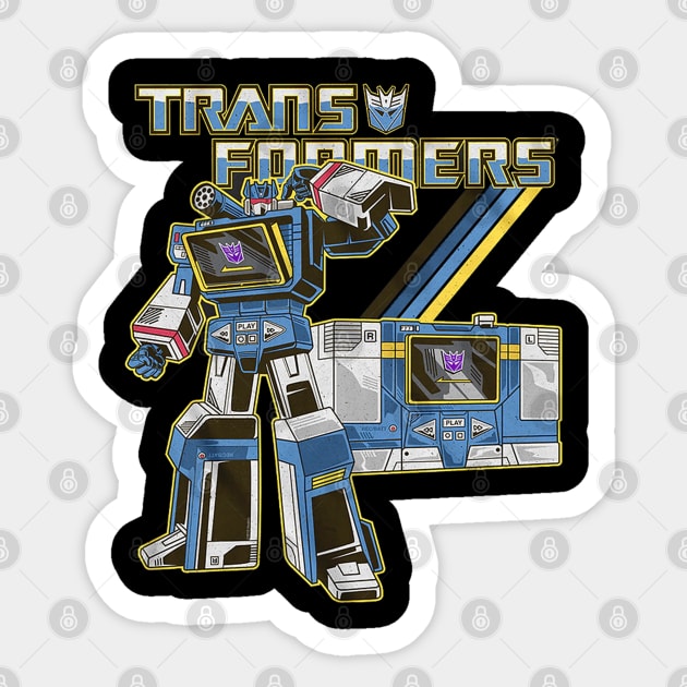 Soundwave G1 Retro Sticker by The_RealPapaJohn